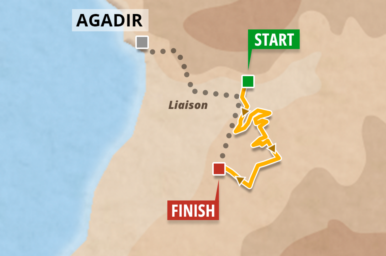 2023 route, stage 1